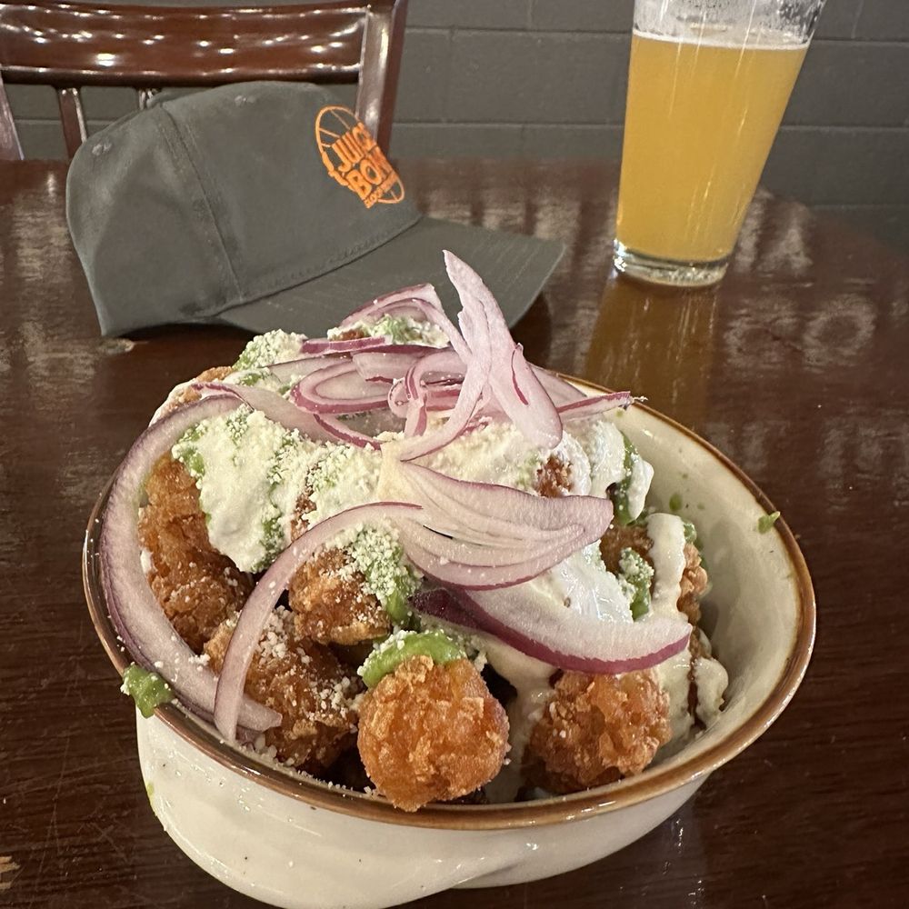 Sloop Brewing @ the Factory - "Chilaquiles" Tater Tots - Breweries Near Me - Hopewell Junction, New York Sloop Brewing @ the Factory - "Chilaquiles" Tater Tots - Breweries Near Me - Hopewell Junction, New York