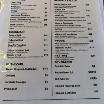 Sushi Club - Menu - Sushi Bars Near Me - Brea, California Sushi Club - Menu - Sushi Bars Near Me - Brea, California