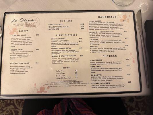 Menu photo 7 La Cocina At The Cellar Upstairs Saint Augustine, FL Menu photo 7 La Cocina At The Cellar Upstairs Saint Augustine, FL