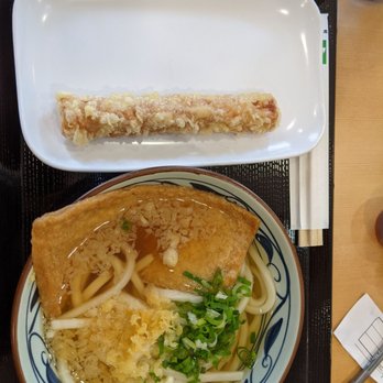 Marugame Udon - Udon w/ tofu sheet and tempura fish cake - Japanese Near Me - Honolulu, Hawaii Marugame Udon - Udon w/ tofu sheet and tempura fish cake - Japanese Near Me - Honolulu, Hawaii