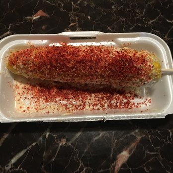 Kokitos - This was the half container I was expected to take my corn to-go in.  I was told I could not have a complete to-go container. - Desserts Near Me - Fort Worth, Texas