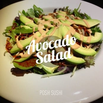 Posh Sushi Express - Avocado Salad - Sushi Bars Near Me - Laredo, Texas Posh Sushi Express - Avocado Salad - Sushi Bars Near Me - Laredo, Texas
