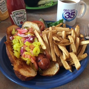 Crest Cafe - Hot dog! - Cafes Near Me - San Diego, California