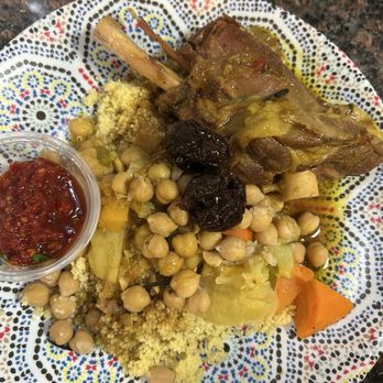 Moroccan Flavors - Lamb dish with couscous - Moroccan Near Me - Minneapolis, Minnesota