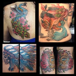 Painted Saint Tattoo - Tattoos by Mike French