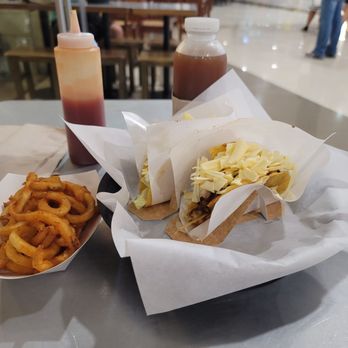 ARMY NAVY Burger & Burrito - Curly fries, Steak tacos with Filipino flair. - Mexican Near Me - Angeles, PAM