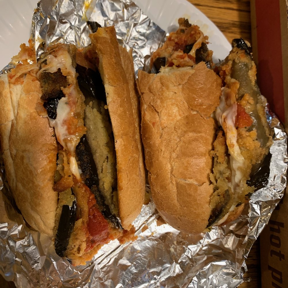 GH Pizza - Eggplant parmesan grinder - Pizza Near Me - Lincoln, New Hampshire