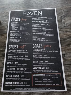 Menu photo 5 The Haven Roanoke, VA