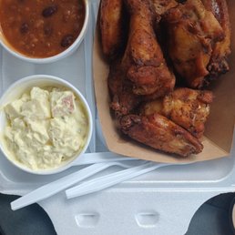 8pc 2sides potato salad baked beans 8pc 2sides potato salad baked beans