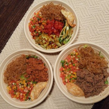 Crunchik'n - Trio of ricebowls - Korean Near Me - Philadelphia, Pennsylvania