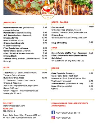 Menu photo 1 Fish Tales Pub and Grill Brunswick, GA
