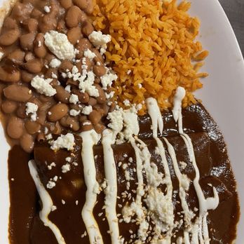 Casa Villa - CHICKEN ENMOLADAS: a little too sweet for my liking - Mexican Near Me - San Jose, California Casa Villa - CHICKEN ENMOLADAS: a little too sweet for my liking - Mexican Near Me - San Jose, California