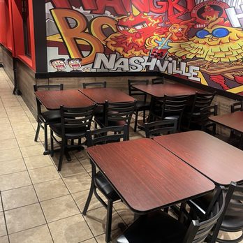 Hangry Joe’s Hot Chicken - Seating area - Chicken Shop Near Me - Columbia, Maryland Hangry Joe’s Hot Chicken - Seating area - Chicken Shop Near Me - Columbia, Maryland