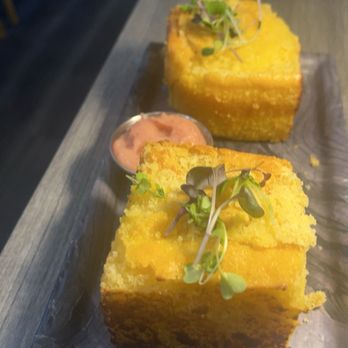 Sweet T'S Southern Eatery - Toasted cornbread with strawberry butter - Southern Near Me - Teaneck, New Jersey