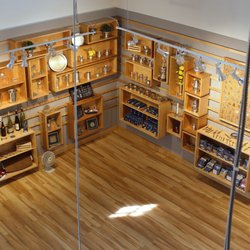 Aitkens Pewter - An overhead view of the retail showroom