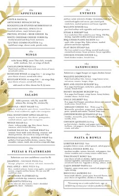 Menu photo 5 TJ's Restaurant Wooster, OH
