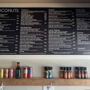 Coconuts Fish Cafe - Menu 7/2025 - Seafood Near Me - Kihei, Hawaii Coconuts Fish Cafe - Menu 7/2025 - Seafood Near Me - Kihei, Hawaii