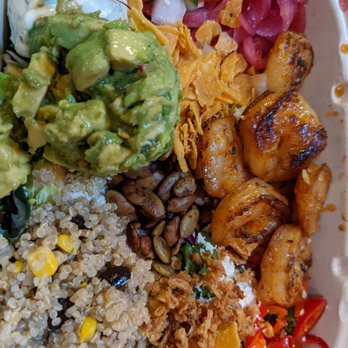 Taco Bamba - Pack bowl with shrimp - Tacos Near Me - Rockville, Maryland Taco Bamba - Pack bowl with shrimp - Tacos Near Me - Rockville, Maryland