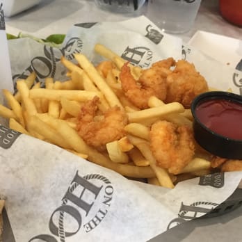 On The Hook - Popcorn shrimp and fries. Kinda wished they put more shrimp... - Cajun/Creole Near Me - Brea, California On The Hook - Popcorn shrimp and fries. Kinda wished they put more shrimp... - Cajun/Creole Near Me - Brea, California
