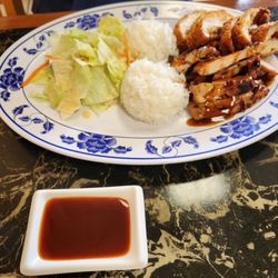 Jin Za Teriyaki - Chicken teriyaki and chicken katsu (lunch special).