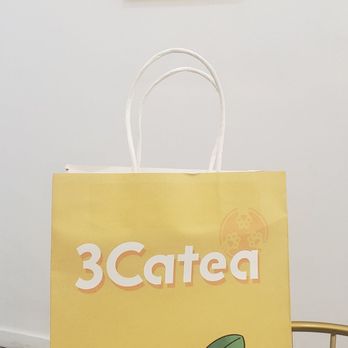 3Cat Handcrafted Beverage - To-go bag - Bubble Tea Near Me - San Gabriel, California