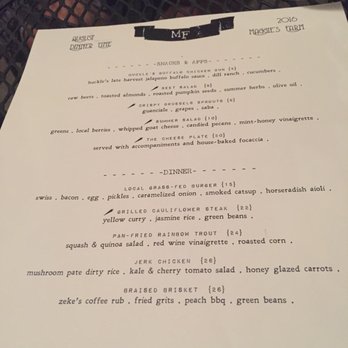 Maggie's Farm - Aug menu - New American Near Me - Baltimore, Maryland