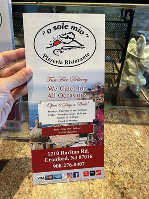 O’ Sole Mio Pizzeria Ristorante by null
