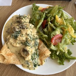 Chicken Florentine Crepe