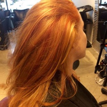 Liberte' Hair - Natural Ginger color, with fiery low light By Aegis Vaughn. - Hair Salons Near Me - Dallas, Texas Liberte' Hair - Natural Ginger color, with fiery low light By Aegis Vaughn. - Hair Salons Near Me - Dallas, Texas