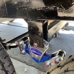 San Martin Specialty Shop - New suspension and frame gussets.