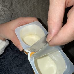 Half empty yogurt!!!
