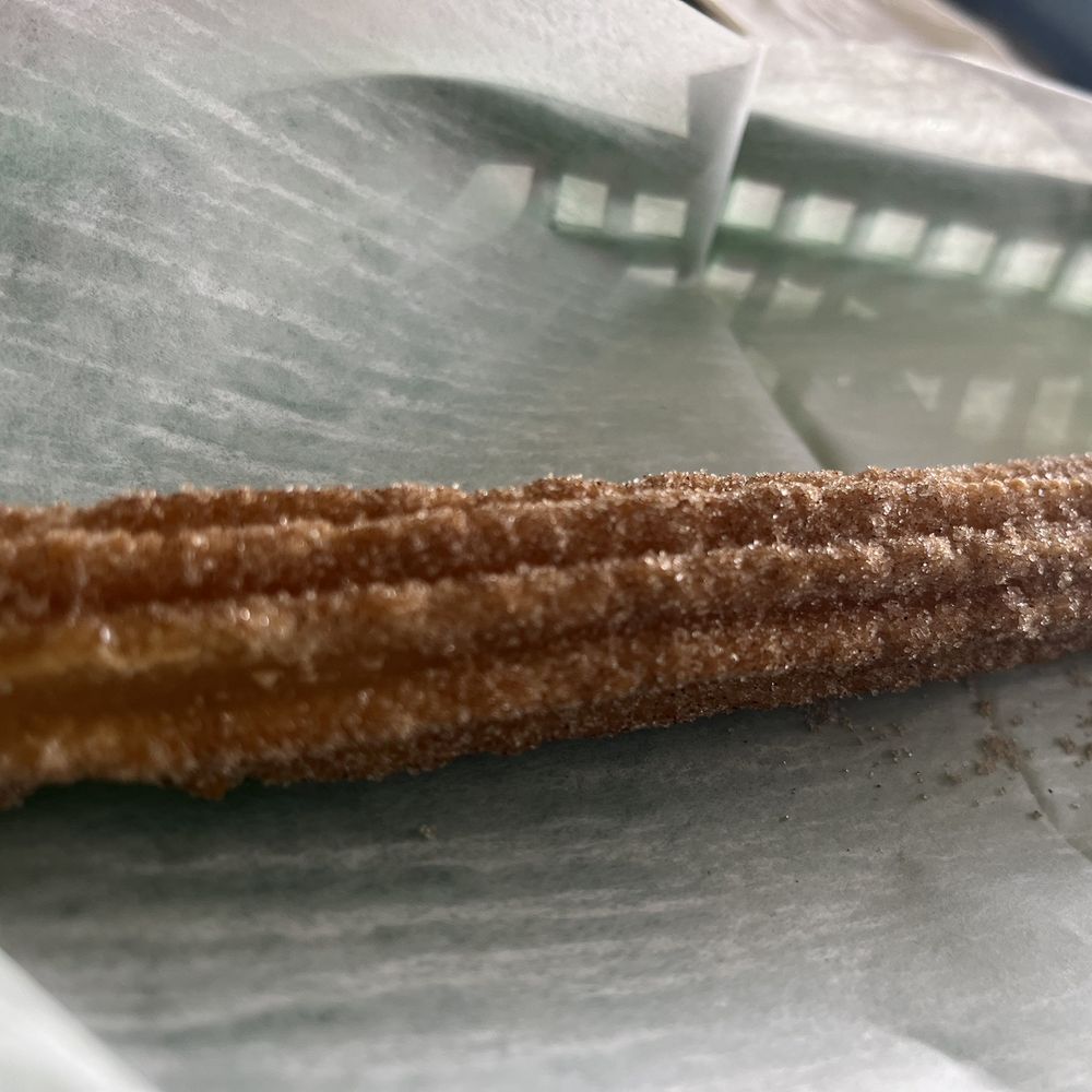 Churros - long lean blood sugar raising machine.  Every culture has a fried dough dish.  More like this please??!
