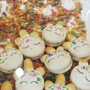 Mac Lab - Unicorn macaroons! So cute! - Coffee & Tea Near Me - Duluth, Georgia