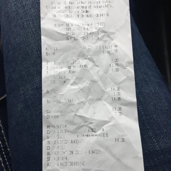 McDonald's - This is the receipt that you can't read! - Fast Food Near Me - Marysville, Ohio McDonald's - This is the receipt that you can't read! - Fast Food Near Me - Marysville, Ohio
