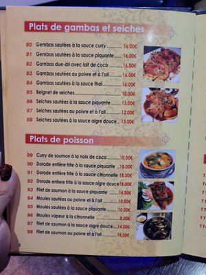 Menu photo 6 Krung Thep Mahanakorn Paris, 75 Menu photo 6 Krung Thep Mahanakorn Paris, 75