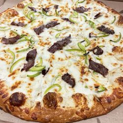 The Italian Village - The Philly Cheese Steak Pizza