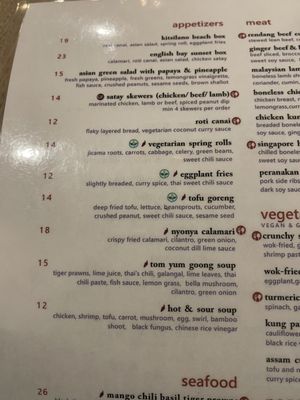 Menu photo 3 Banana Leaf Vancouver, BC