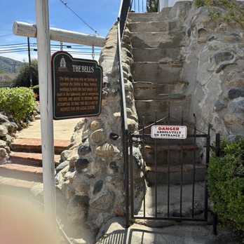 Mission San Antonio De Pala - Steps to bell tower - Churches Near Me - Pala, California Mission San Antonio De Pala - Steps to bell tower - Churches Near Me - Pala, California