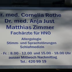 Hno Gemeinschaftspraxis Rothe Just und Zimmer