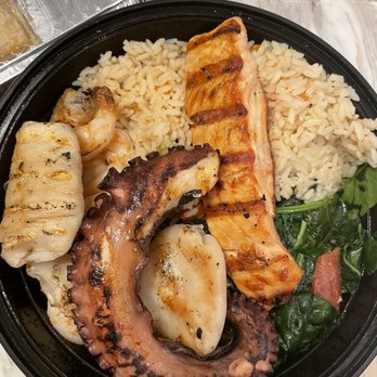Greektown - Grilled Seafood Entree - Greek Near Me - Hoboken, New Jersey Greektown - Grilled Seafood Entree - Greek Near Me - Hoboken, New Jersey
