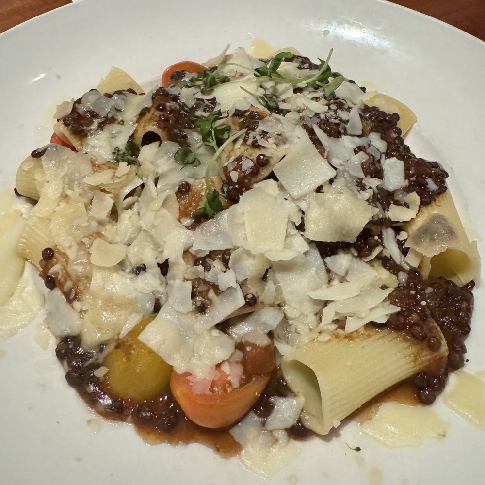 Seasons 52 - Black Lentil Bolognese - New American Near Me - Schaumburg, Illinois Seasons 52 - Black Lentil Bolognese - New American Near Me - Schaumburg, Illinois
