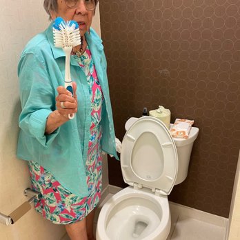 SpringHill Suites by Marriott Lumberton - We were given this brush to clean our toilets- GROSS - Hotels Near Me - Lumberton, North Carolina