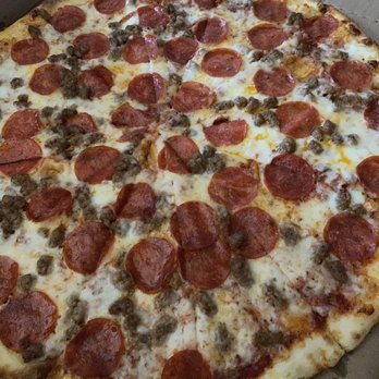 Giant Bronx Pizza - 18" pepperoni & sausage thin crust... - Pizza Near Me - Santee, California