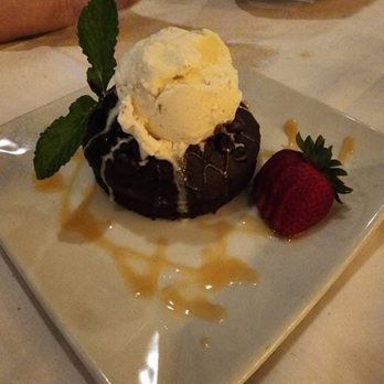 Ruth's Chris Steak House - Chocolate explosion (off the menu) - Steakhouses Near Me - Destin, Florida Ruth's Chris Steak House - Chocolate explosion (off the menu) - Steakhouses Near Me - Destin, Florida