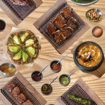 San Ho Won - a la carte: beef tongue, beef neck, galbi, kochi, soondubu, sanma pajeon, ssam, complimentary banchan (04/2023) - Korean Near Me - San Francisco, California San Ho Won - a la carte: beef tongue, beef neck, galbi, kochi, soondubu, sanma pajeon, ssam, complimentary banchan (04/2023) - Korean Near Me - San Francisco, California