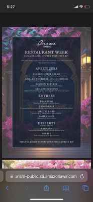 Menu photo 1 Anassa Taverna NYC New York, NY Menu photo 1 Anassa Taverna NYC New York, NY