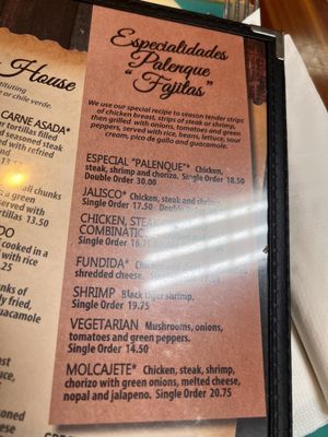 Menu photo 2 Palenque Mexican Bar & Grill McFarland, WI Menu photo 2 Palenque Mexican Bar & Grill McFarland, WI