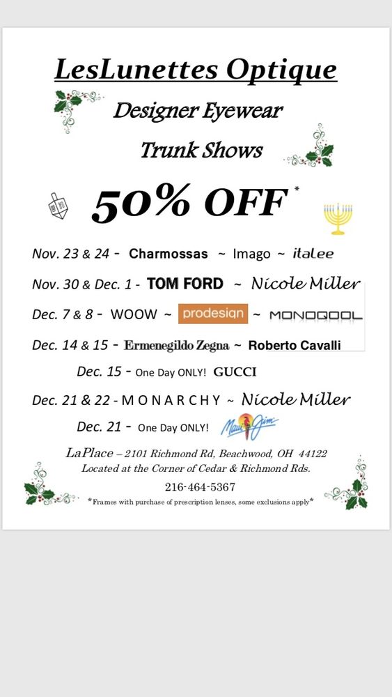 LES OPTIQUE Updated September 2024 2101 Richmond Rd