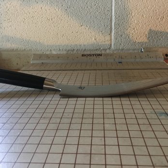 Cutting Edge Sharpening - Before. - Knife Sharpening Near Me - Honolulu, Hawaii
