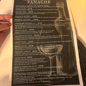Panache Restaurant - Menú as of 7.24.24 - French Near Me - Cabo San Lucas, BCS Panache Restaurant - Menú as of 7.24.24 - French Near Me - Cabo San Lucas, BCS